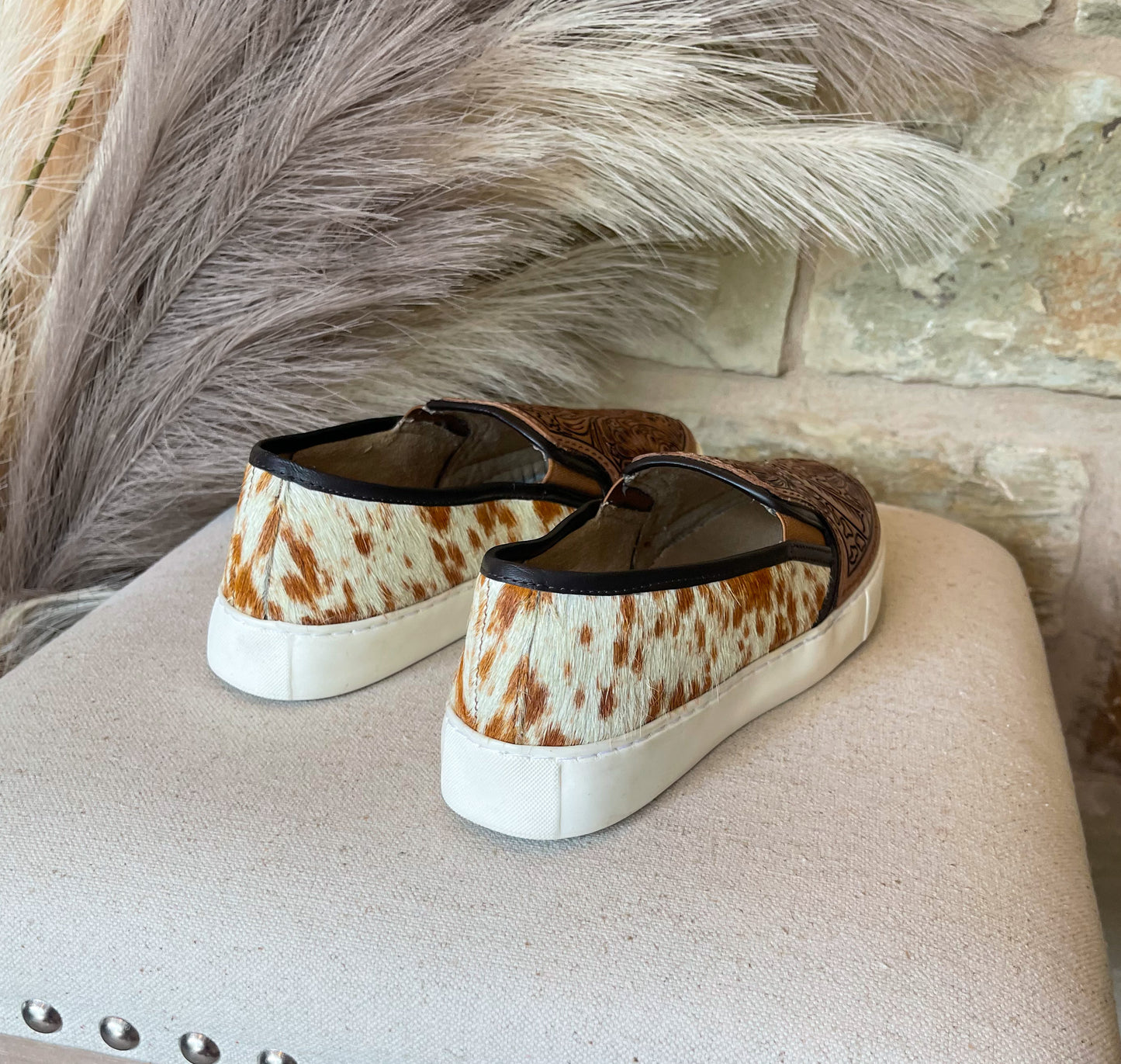 Argun Hand-Tooled Myra Sneakers