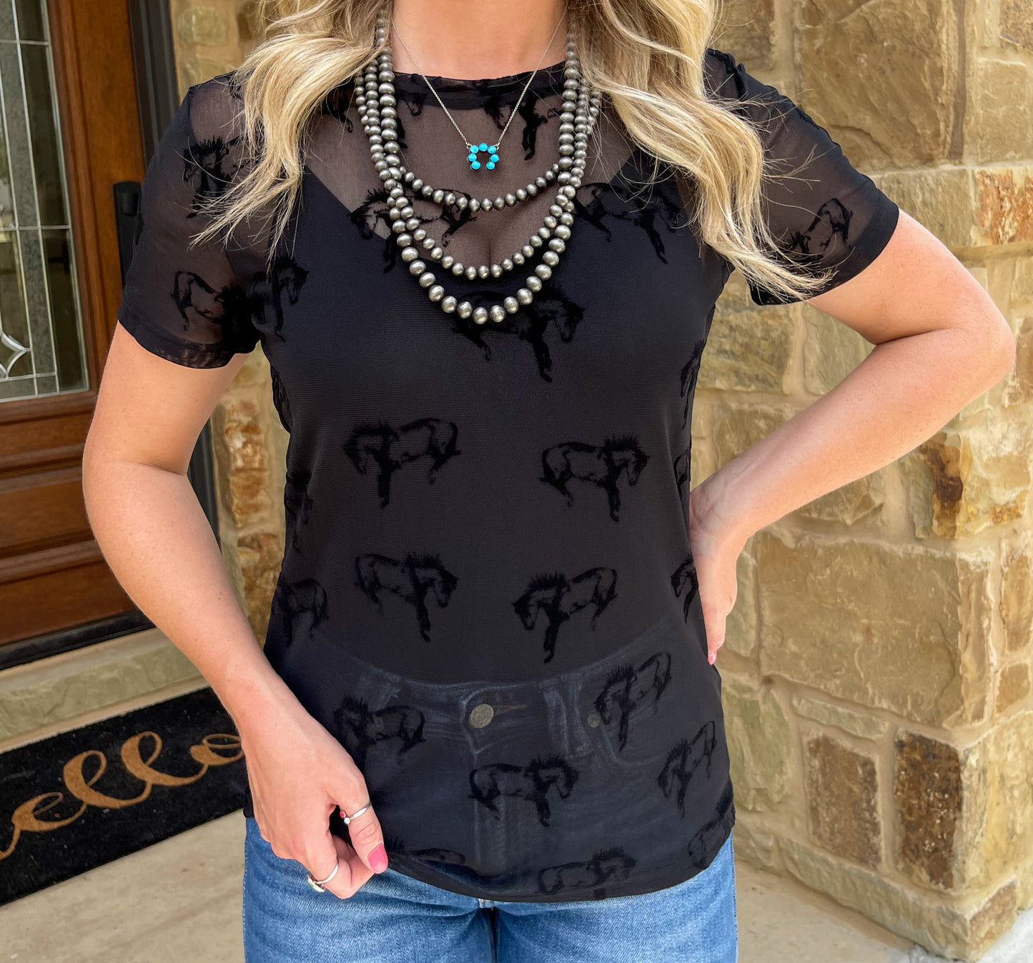 Buck Fifty Mesh Top