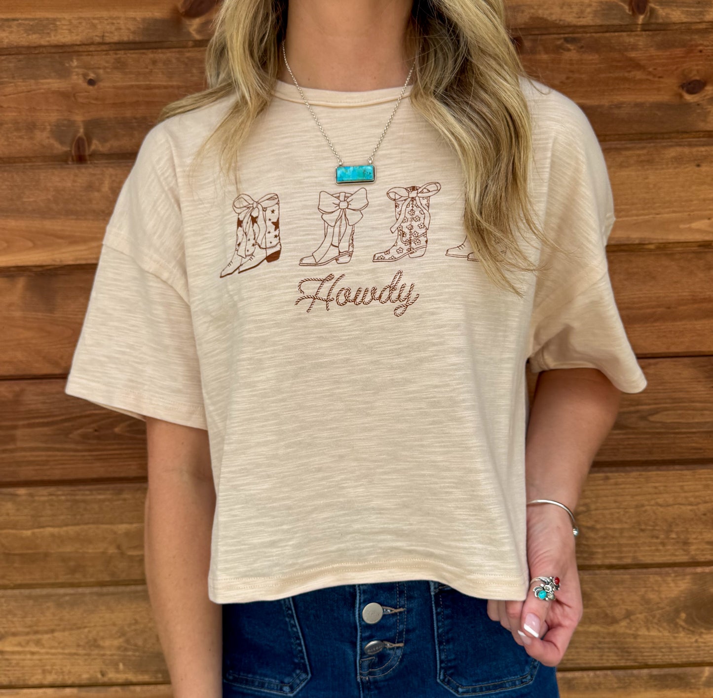 Howdy Boots Top