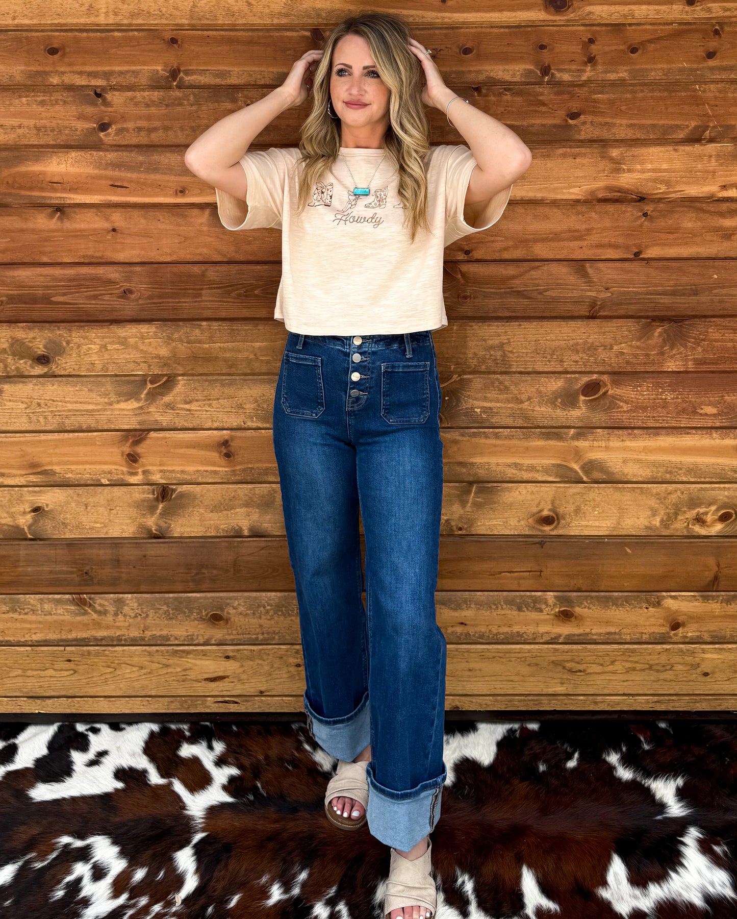 Howdy Boots Top