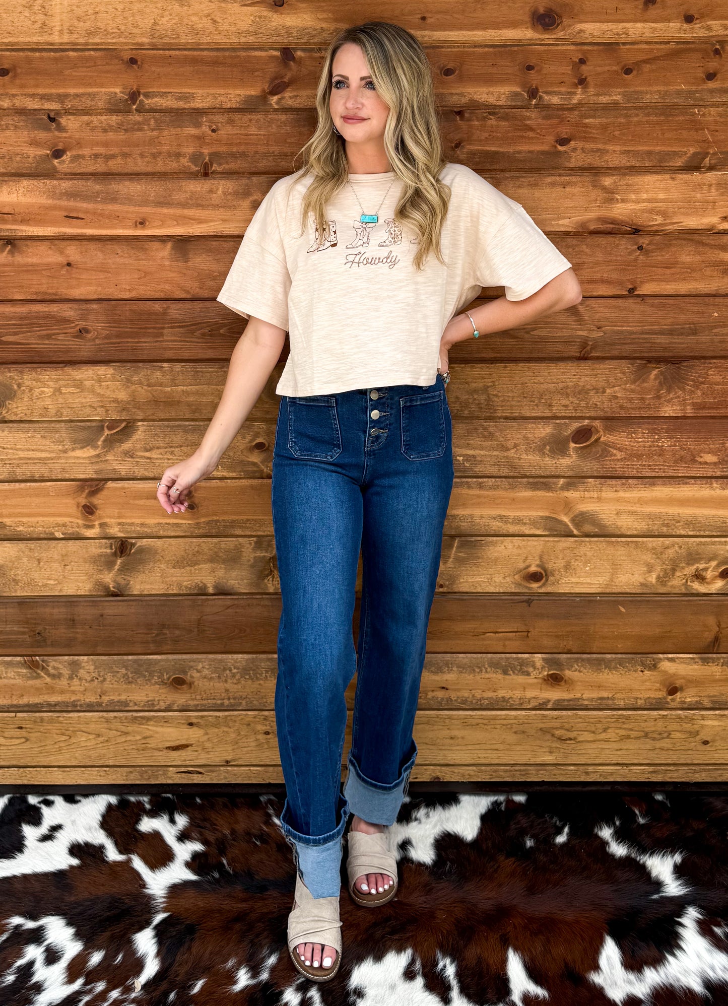 Howdy Boots Top