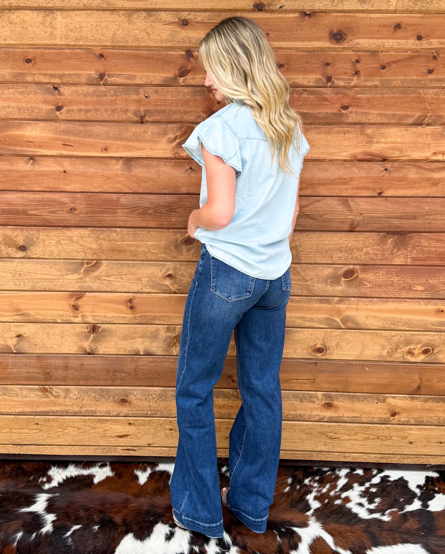 Dainty Denim Top