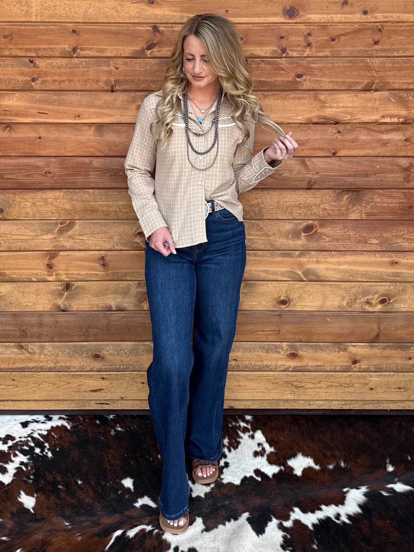 The Topeka Plaid Pearl Snap