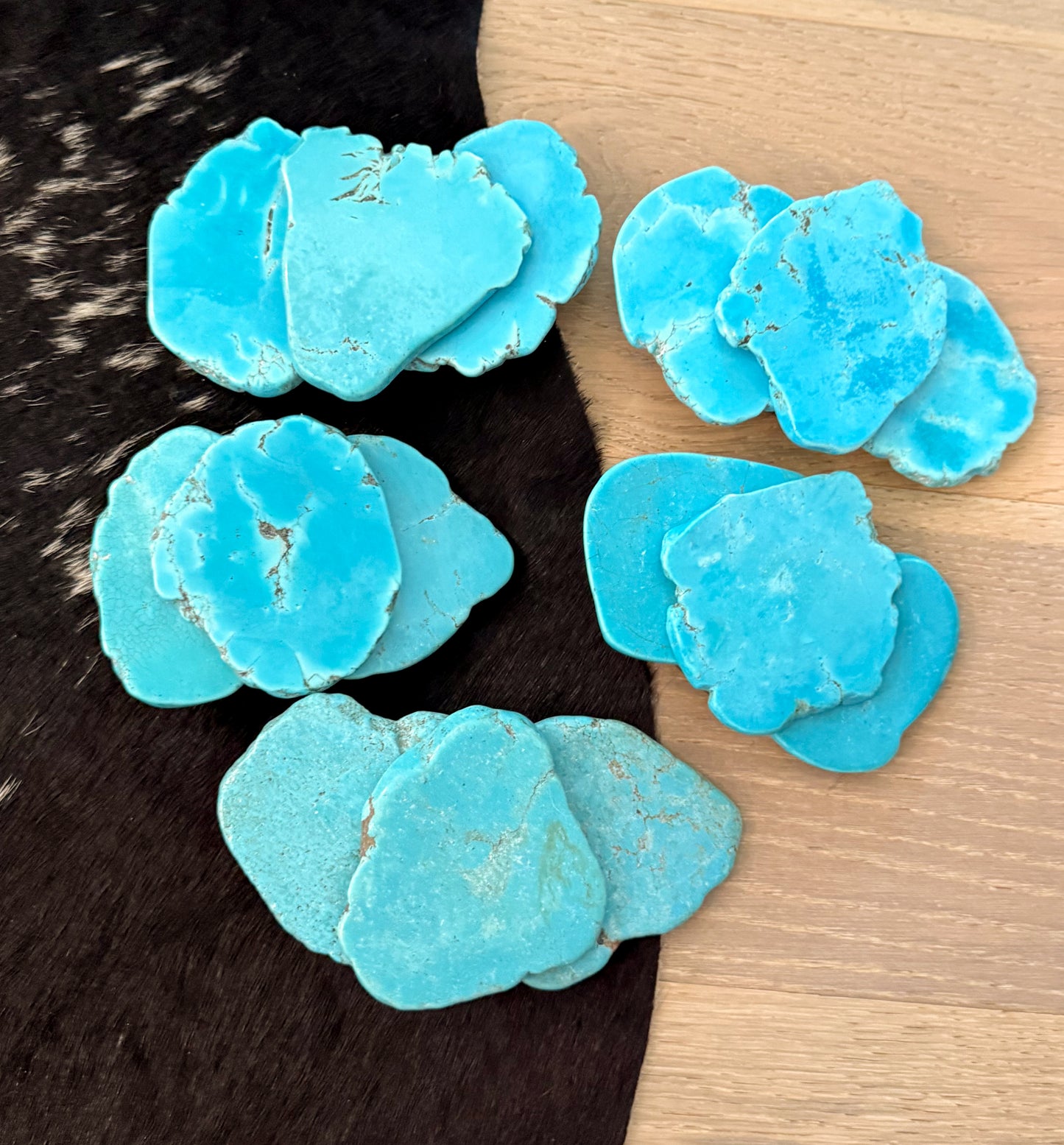 Turquoise Slab Belt Buckle