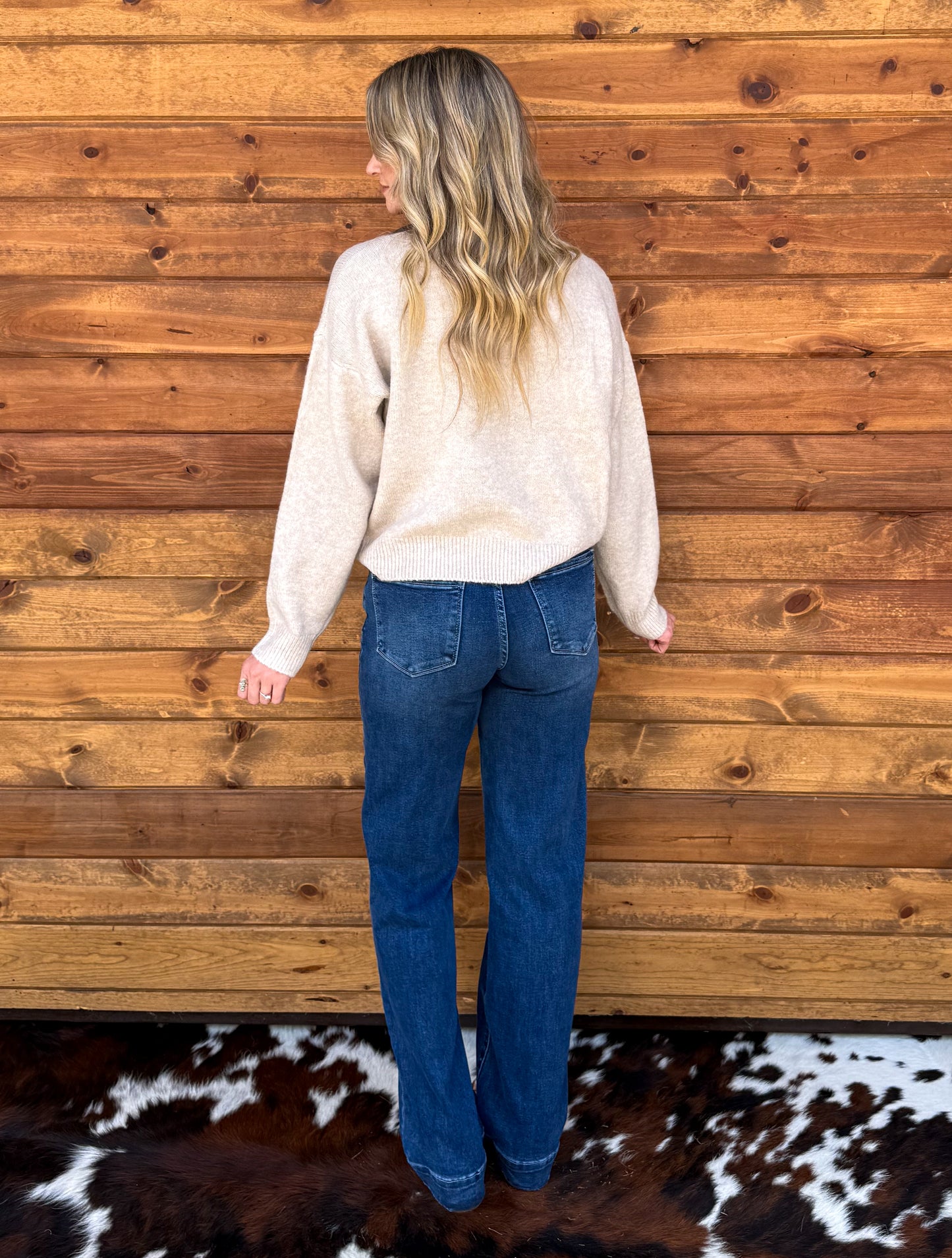 Collared Horse Sweater