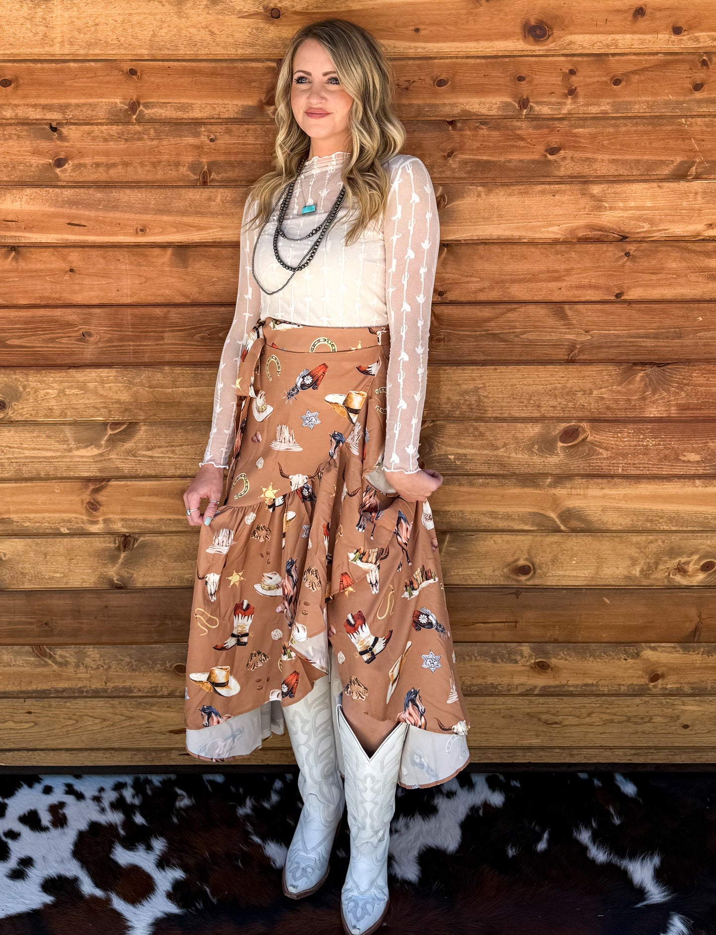 Wild West Wrap Skirt