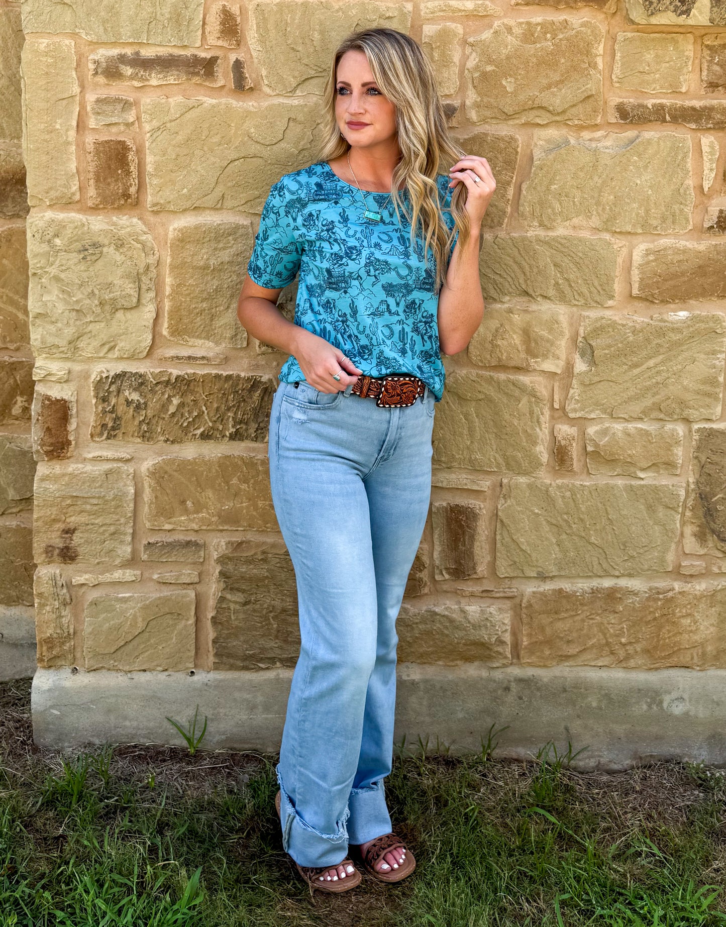 Turquoise Desert Top
