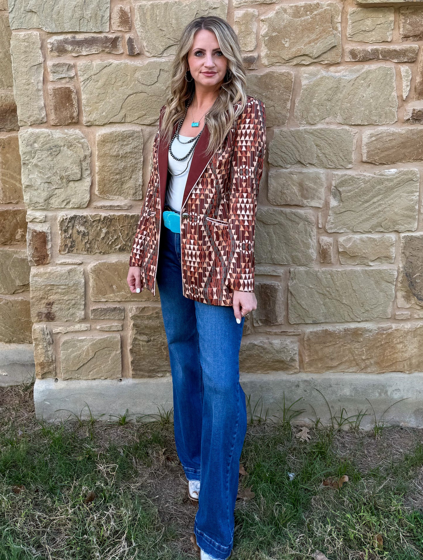 Rodeo Drive Aztec Blazer