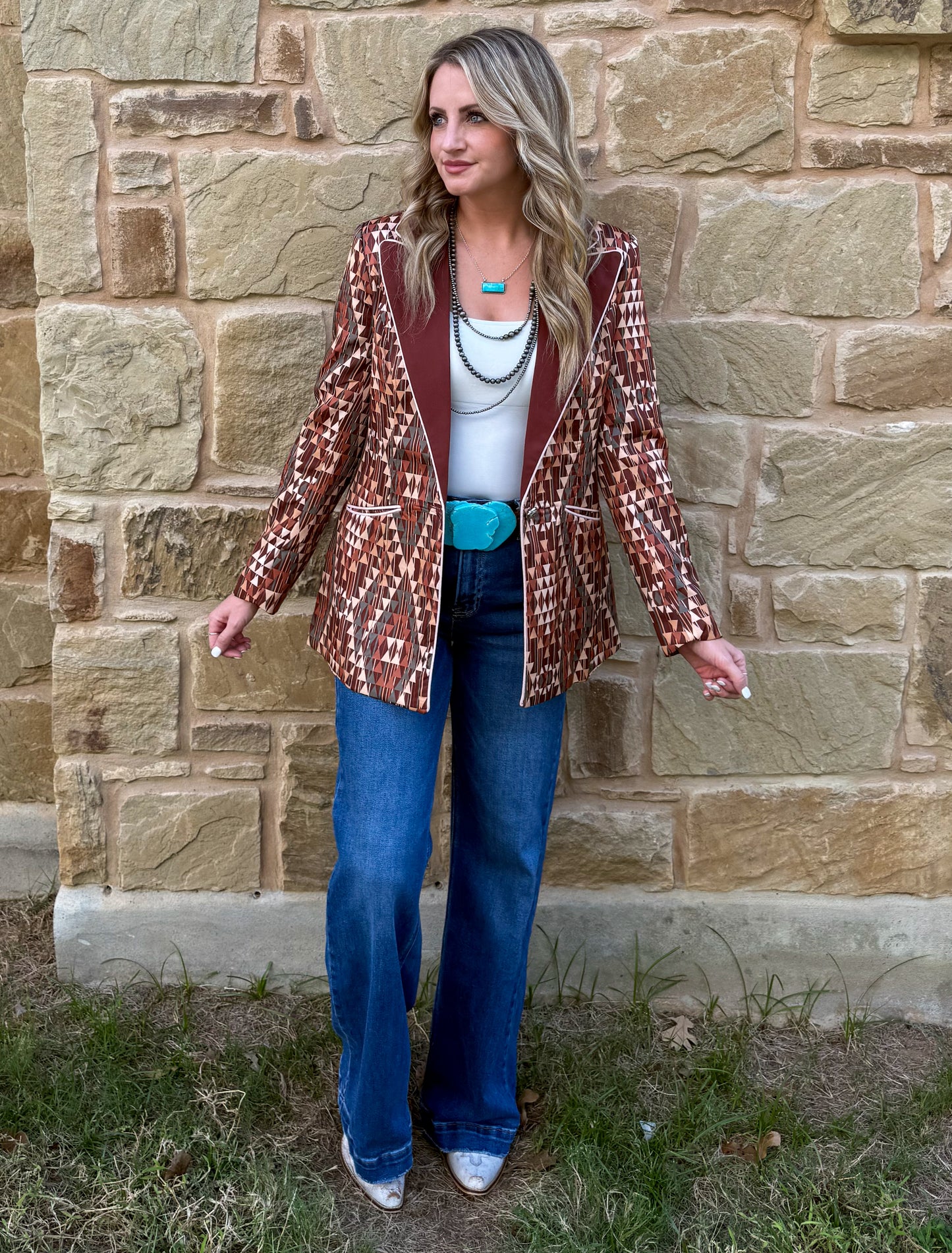 Rodeo Drive Aztec Blazer