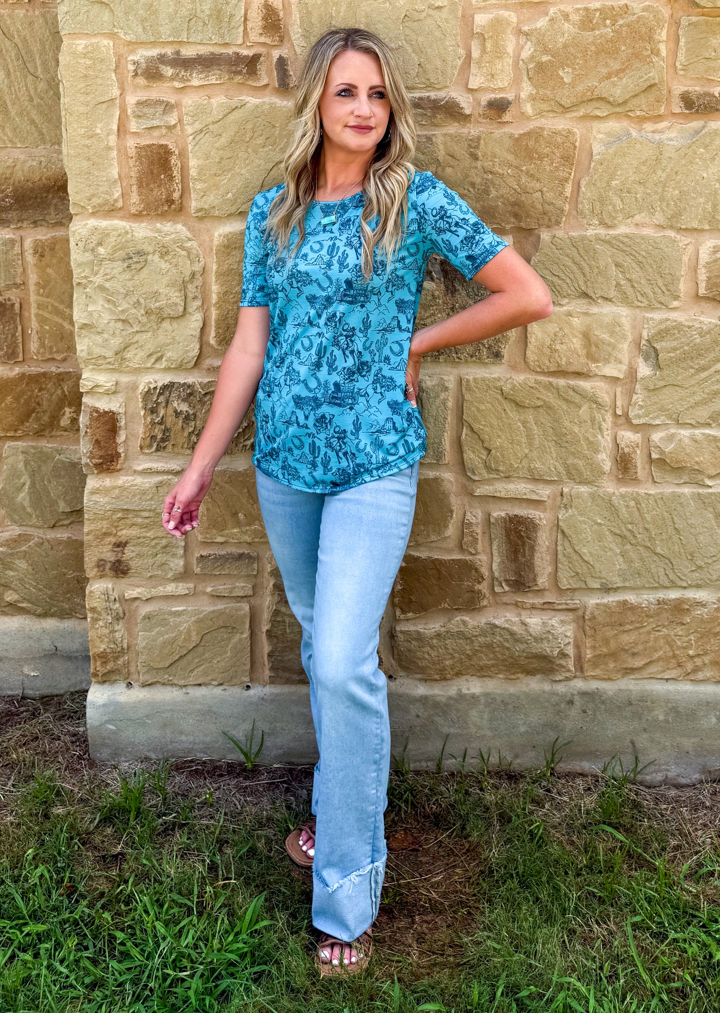 Turquoise Desert Top