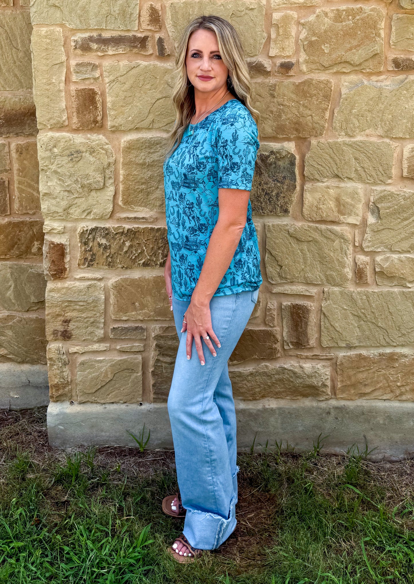 Turquoise Desert Top