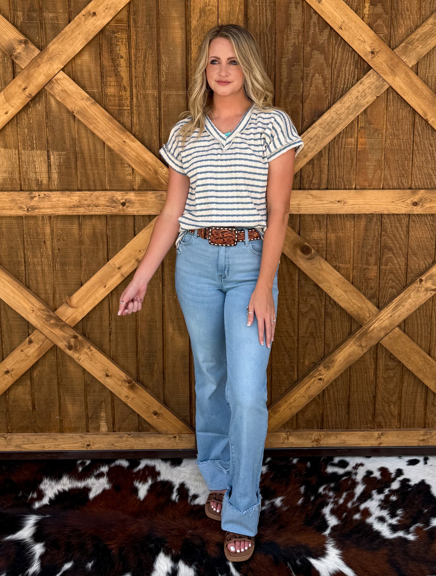 Striped Basic Top