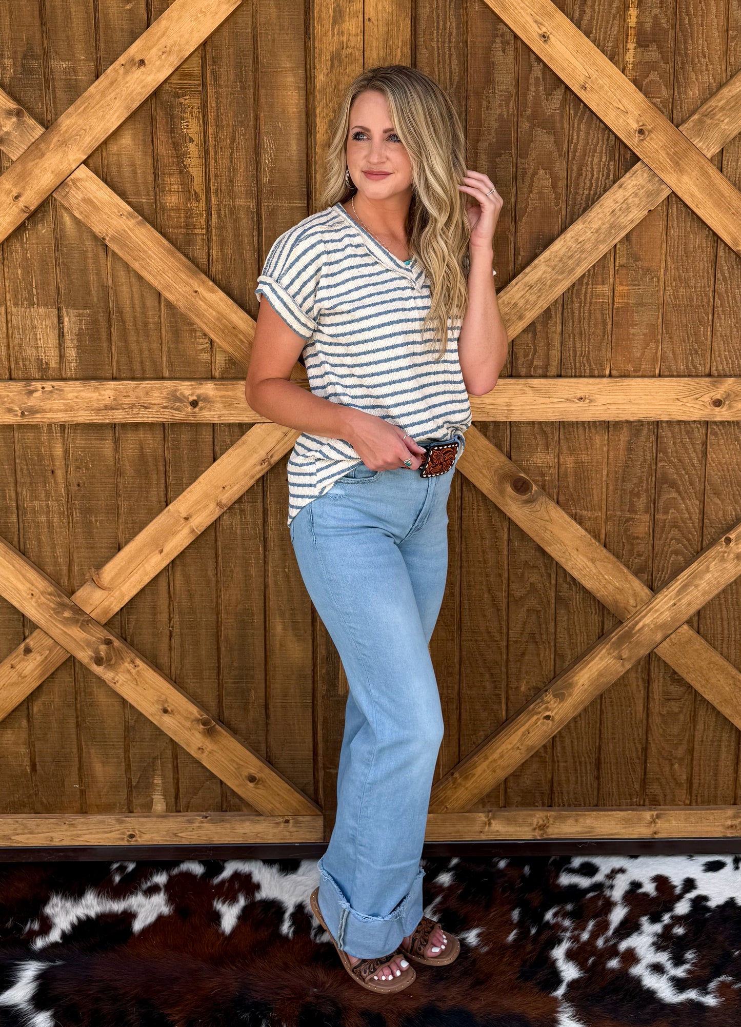 Striped Basic Top