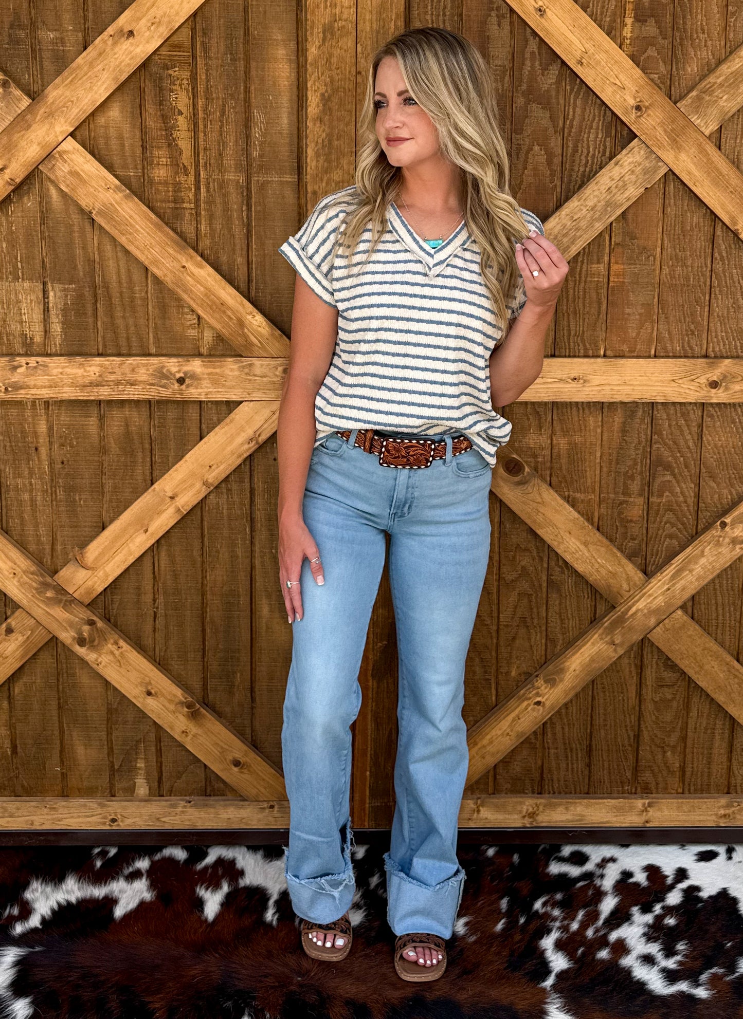 Striped Basic Top