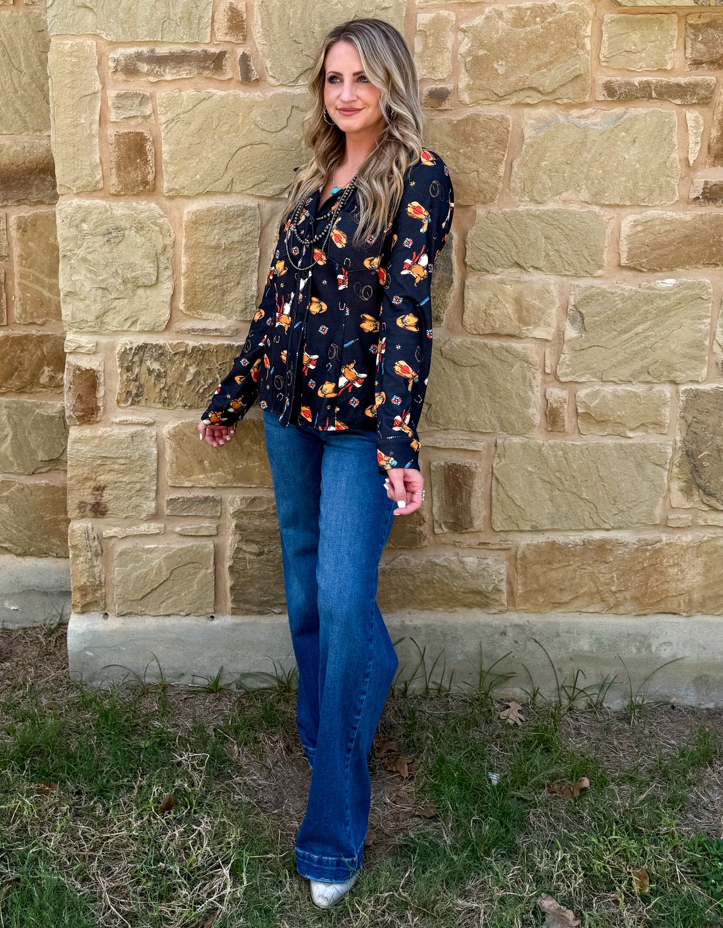 Cowboy Essentials Button-Up Top