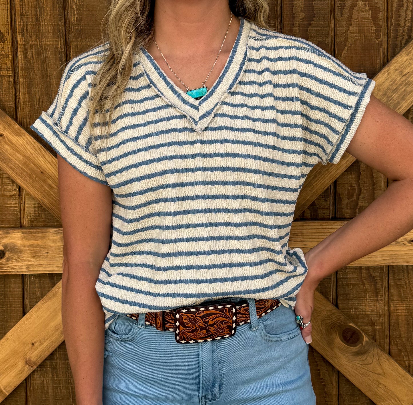 Striped Basic Top