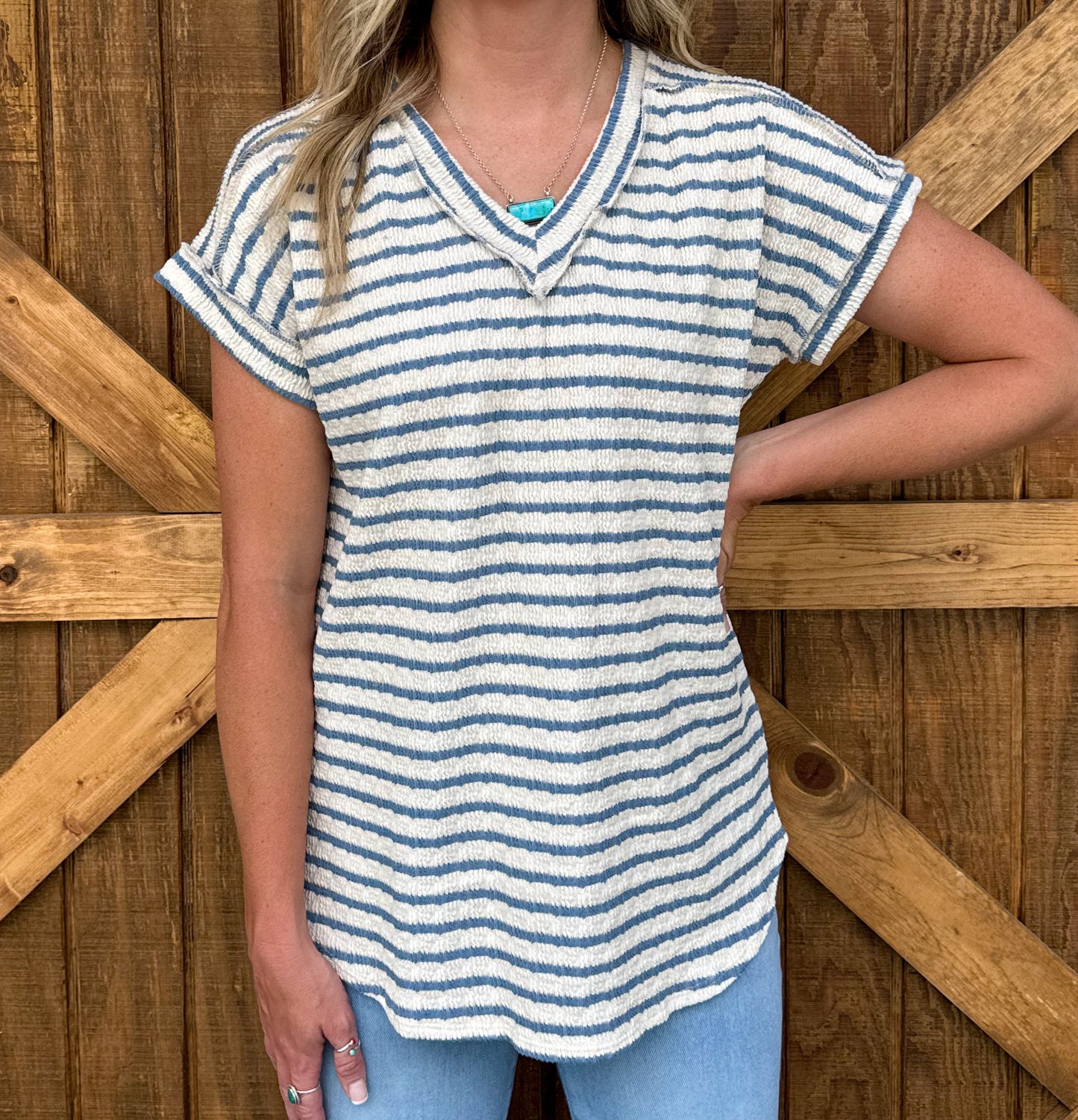 Striped Basic Top