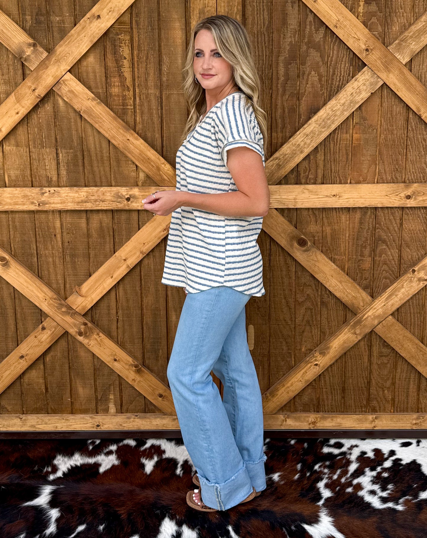 Striped Basic Top
