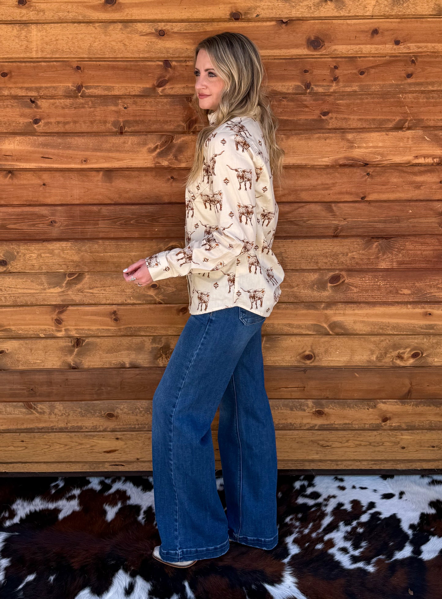 The Stockyards Pearl Snap Top