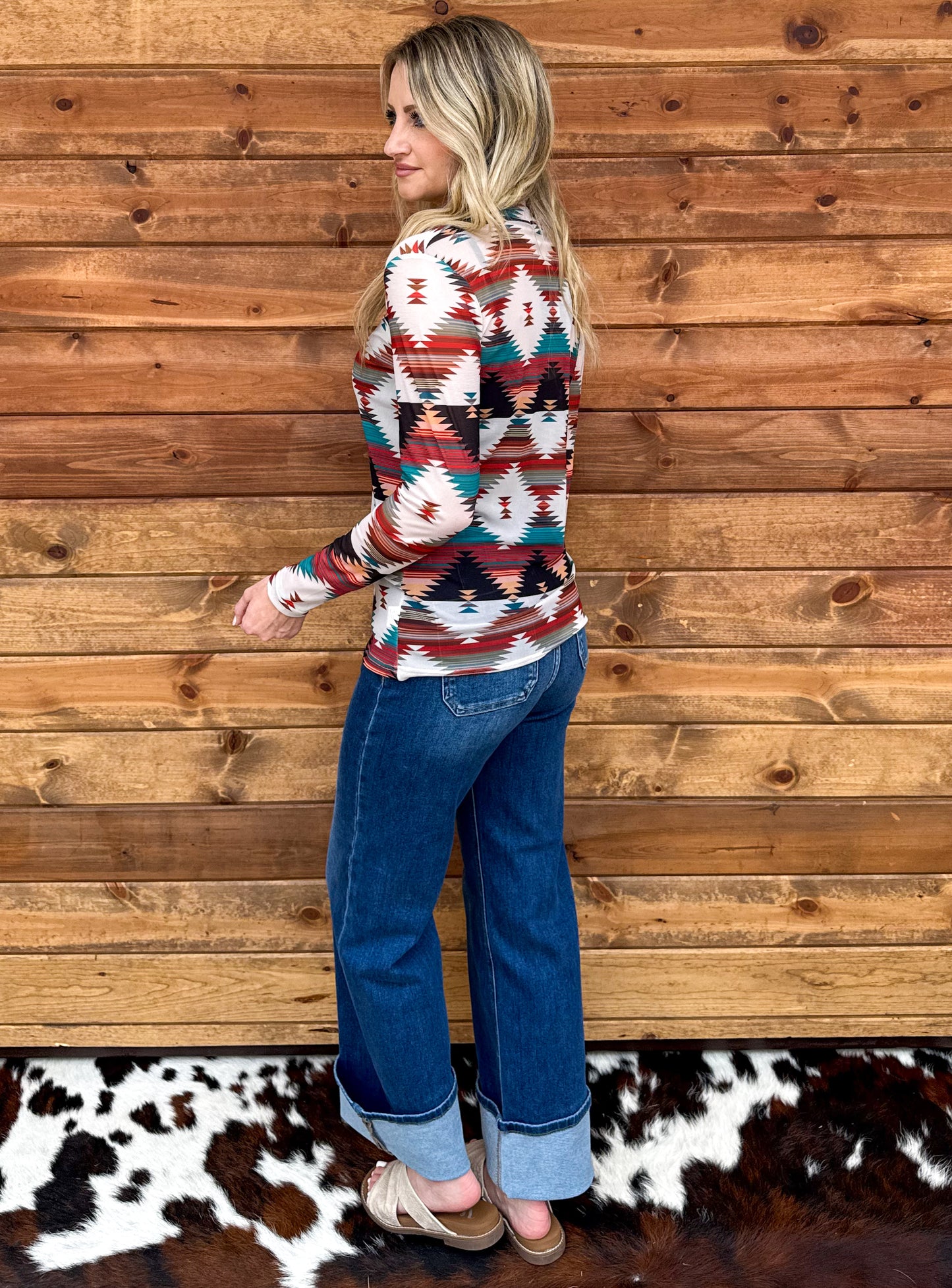 Southern Roots Mesh Top