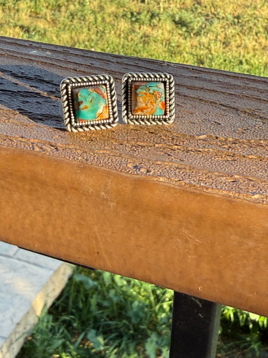 Small Square Earrings
