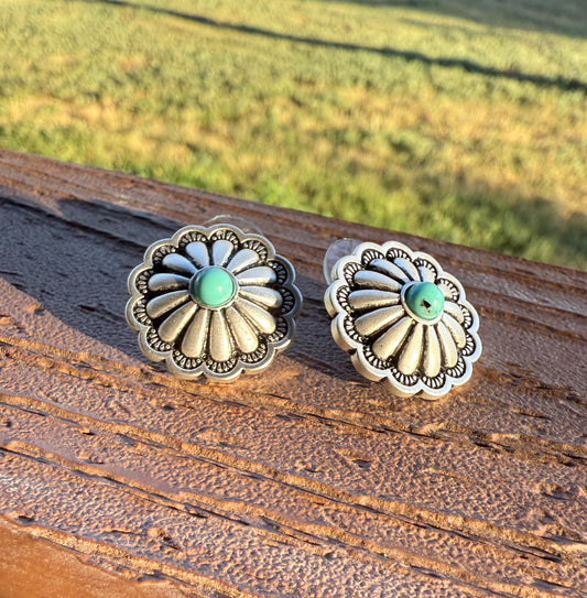 Small Concho Earrings