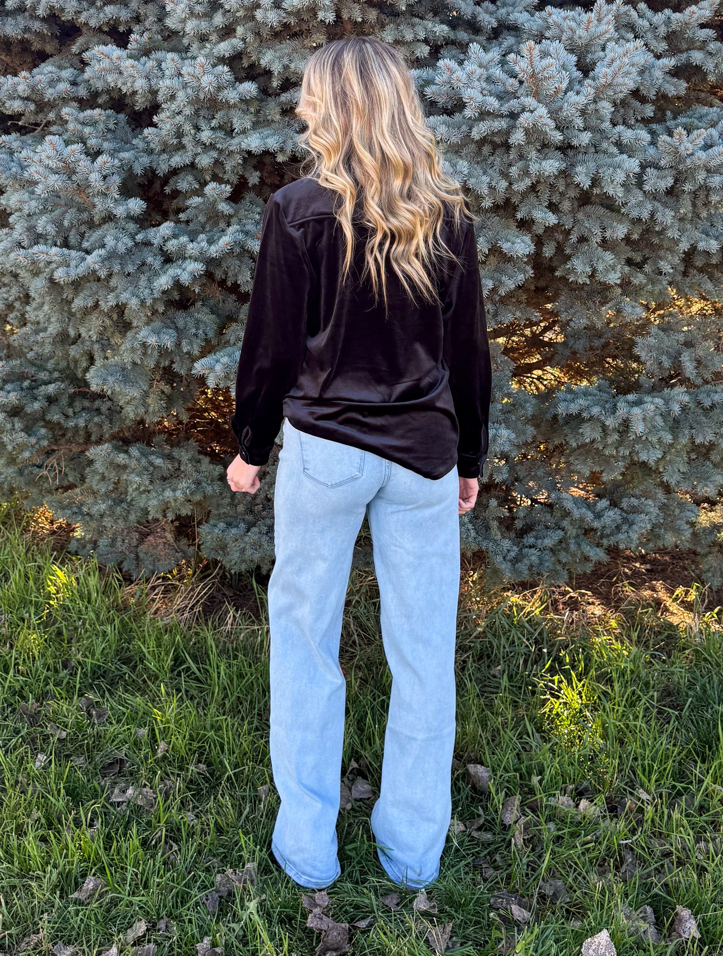 Velvet Moves Top *Midnight