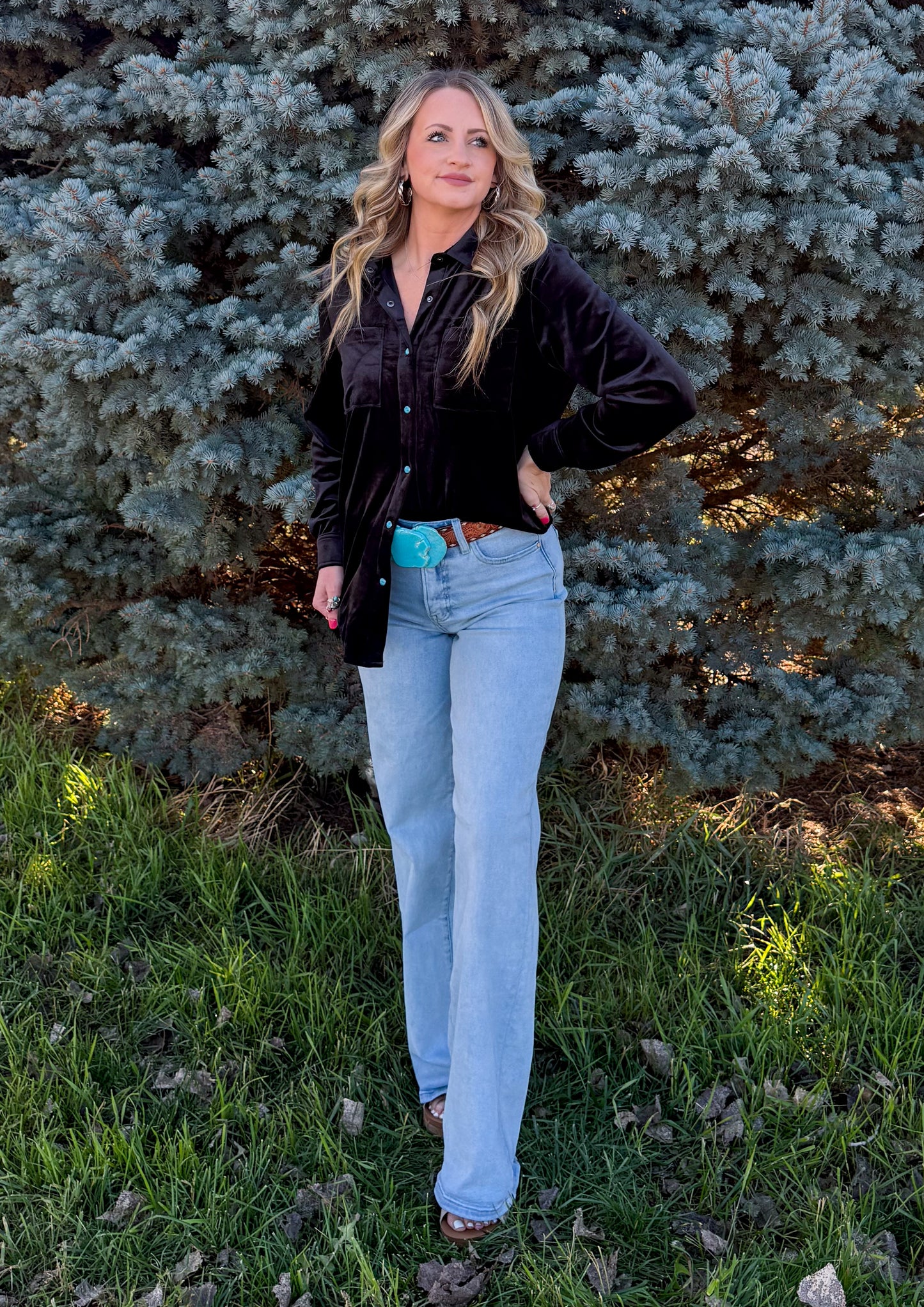 Velvet Moves Top *Midnight