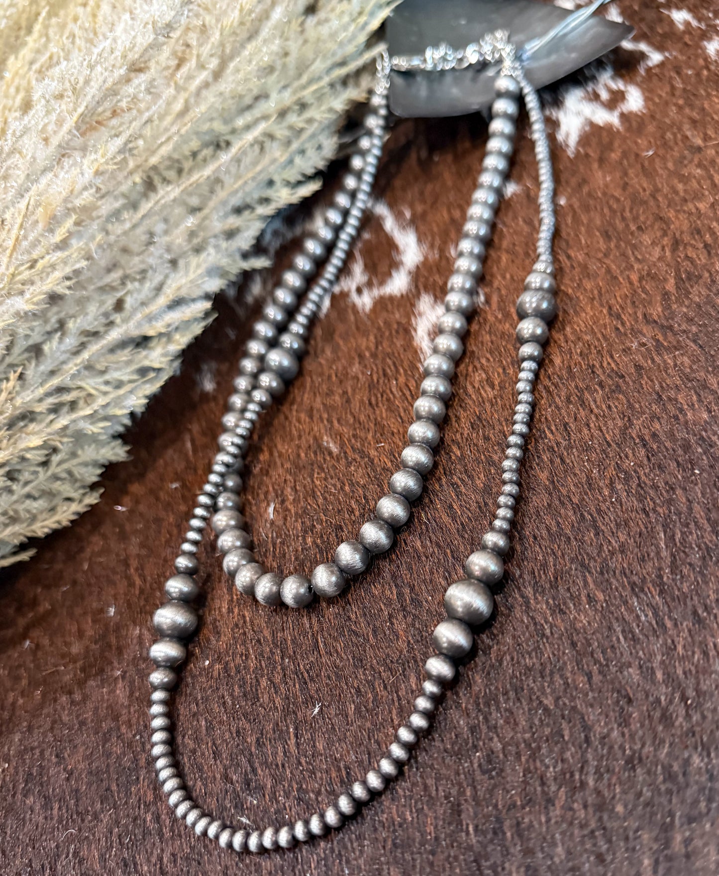 22” 2 Strand Navajo Pearl Necklace