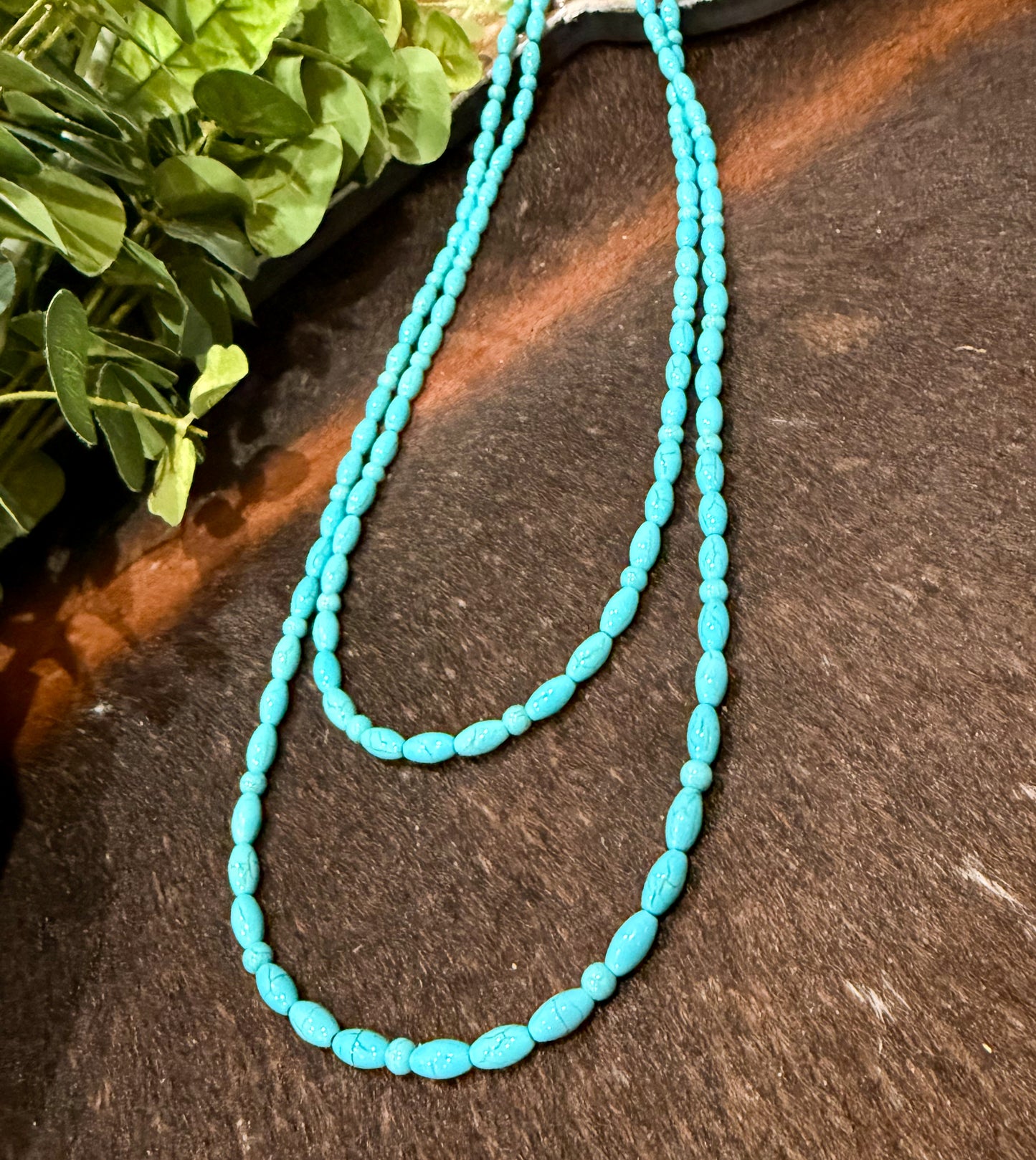 66” Turquoise Necklace
