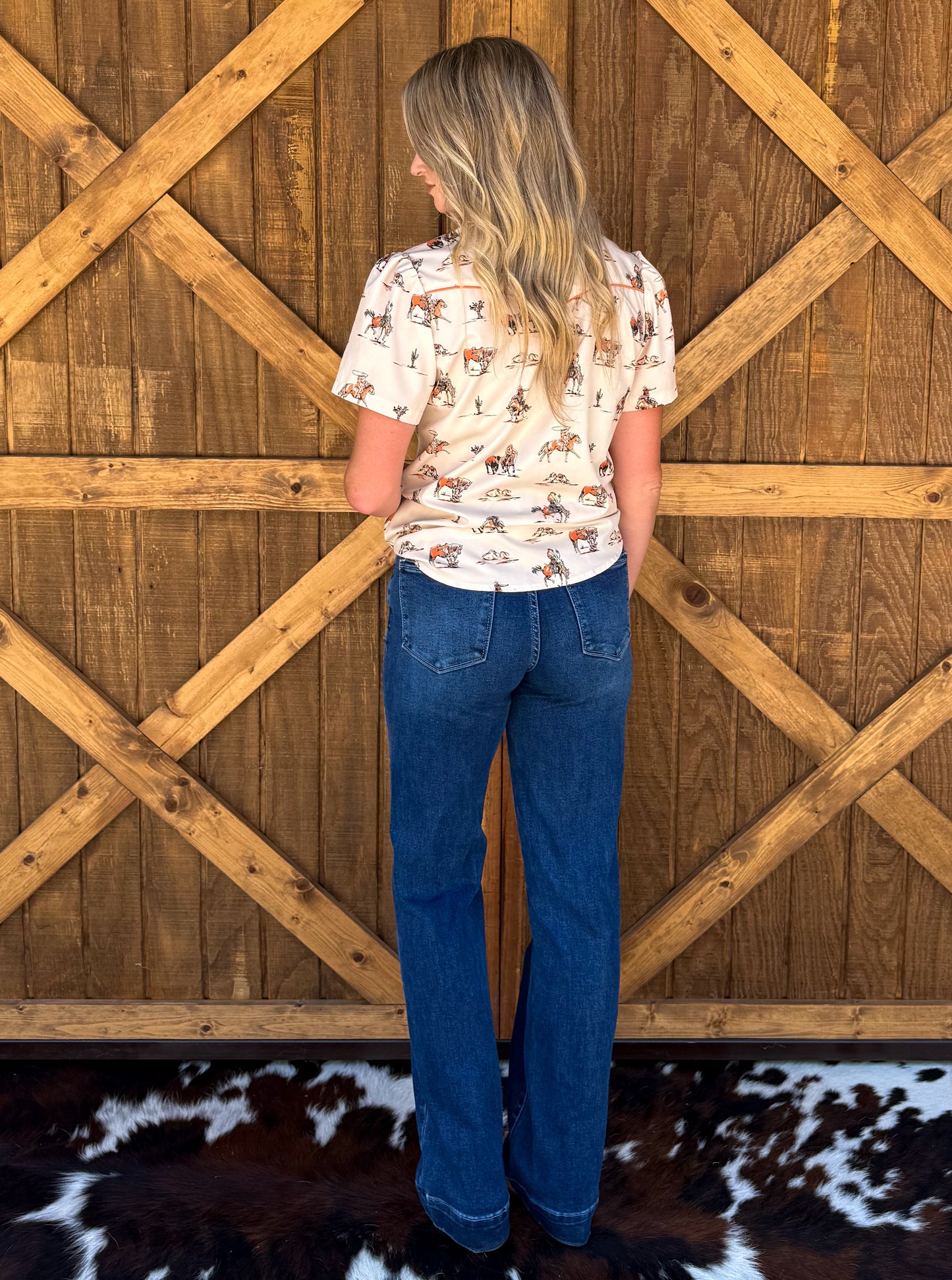 Western Things Pearl Snap Top