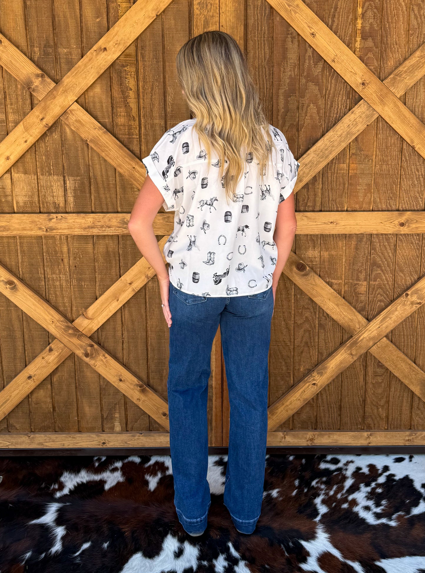Ranchy Button-Up Top