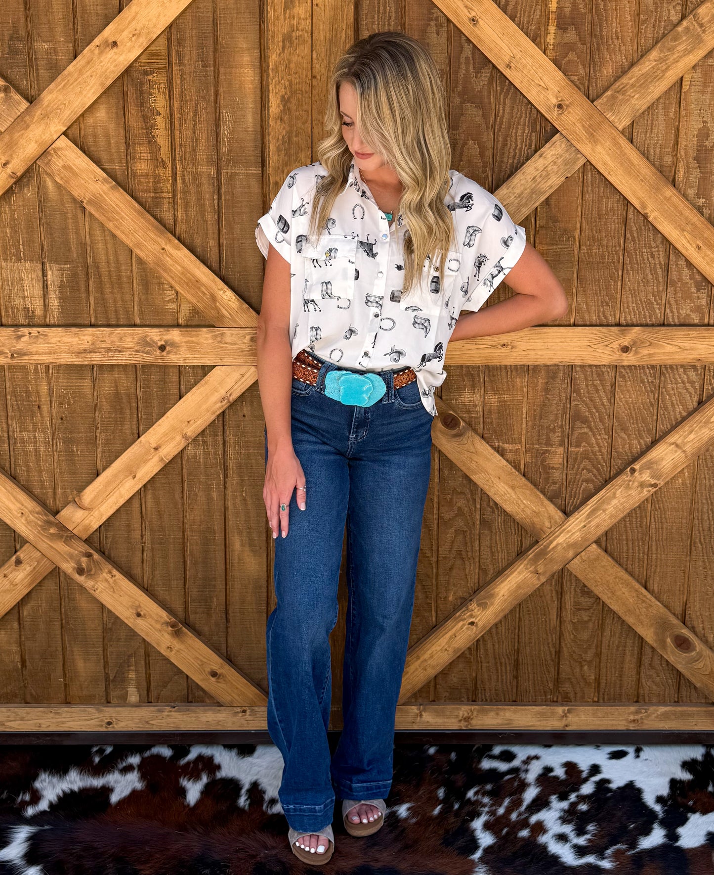 Ranchy Button-Up Top