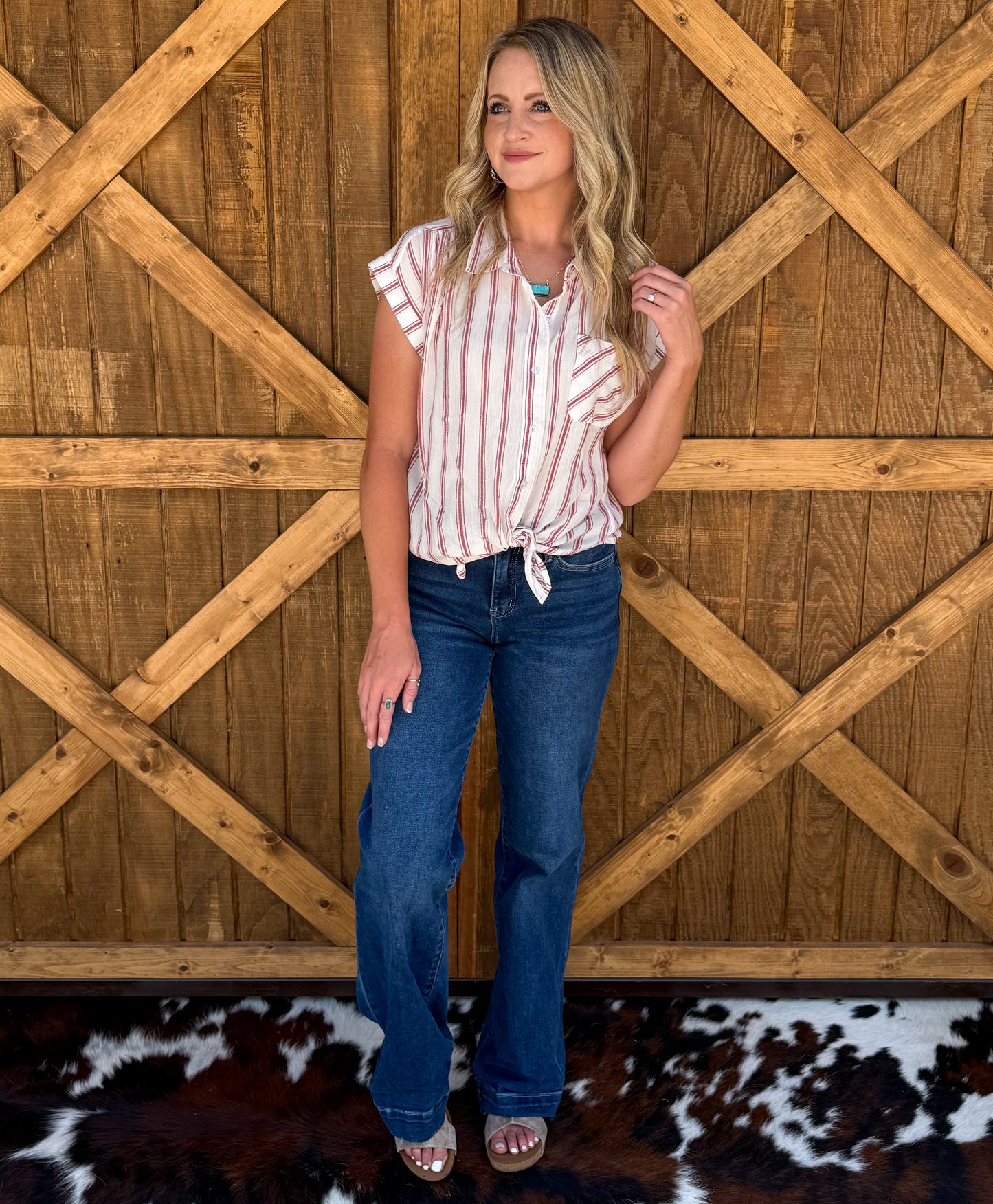 Josie Button-Up Top