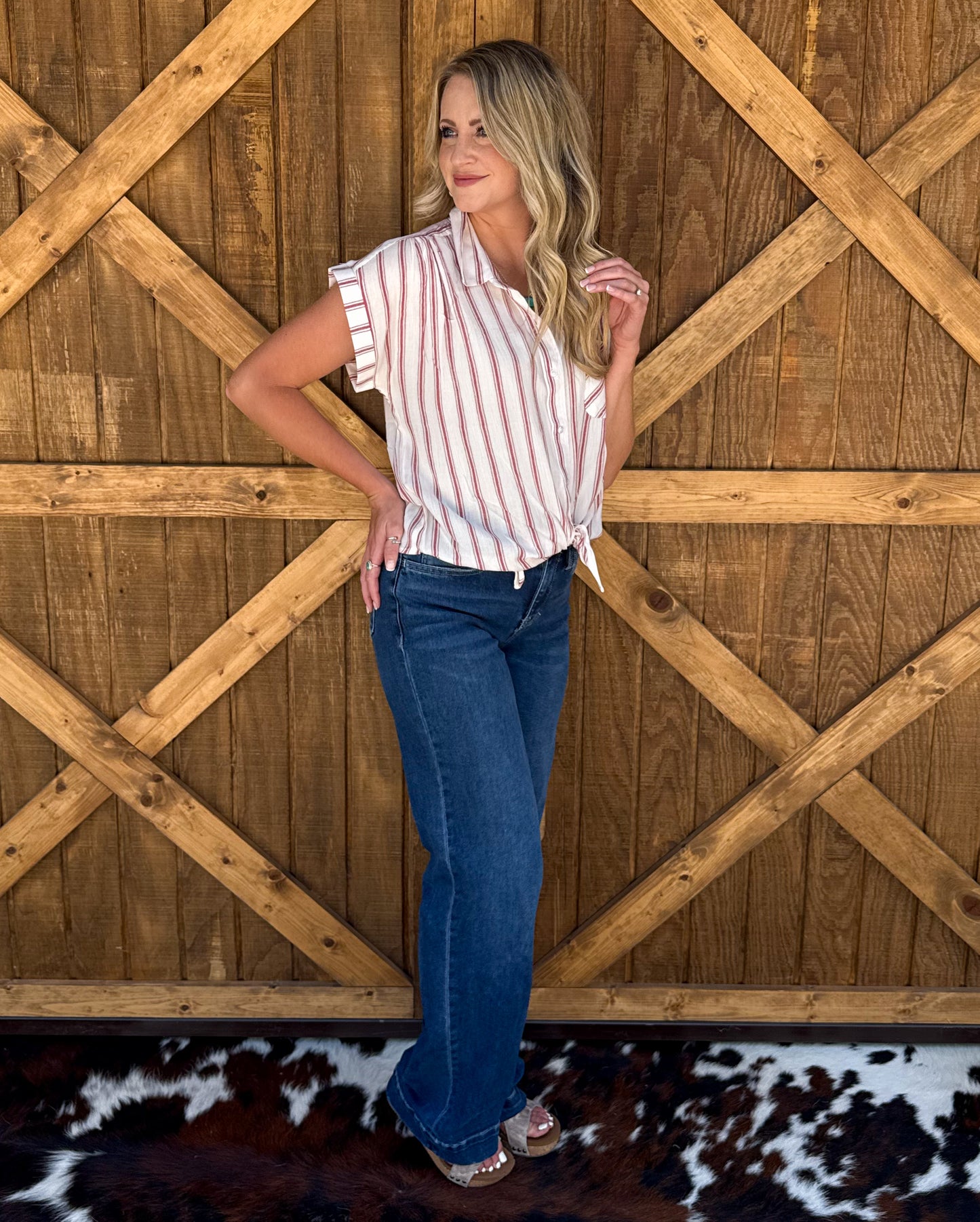 Josie Button-Up Top