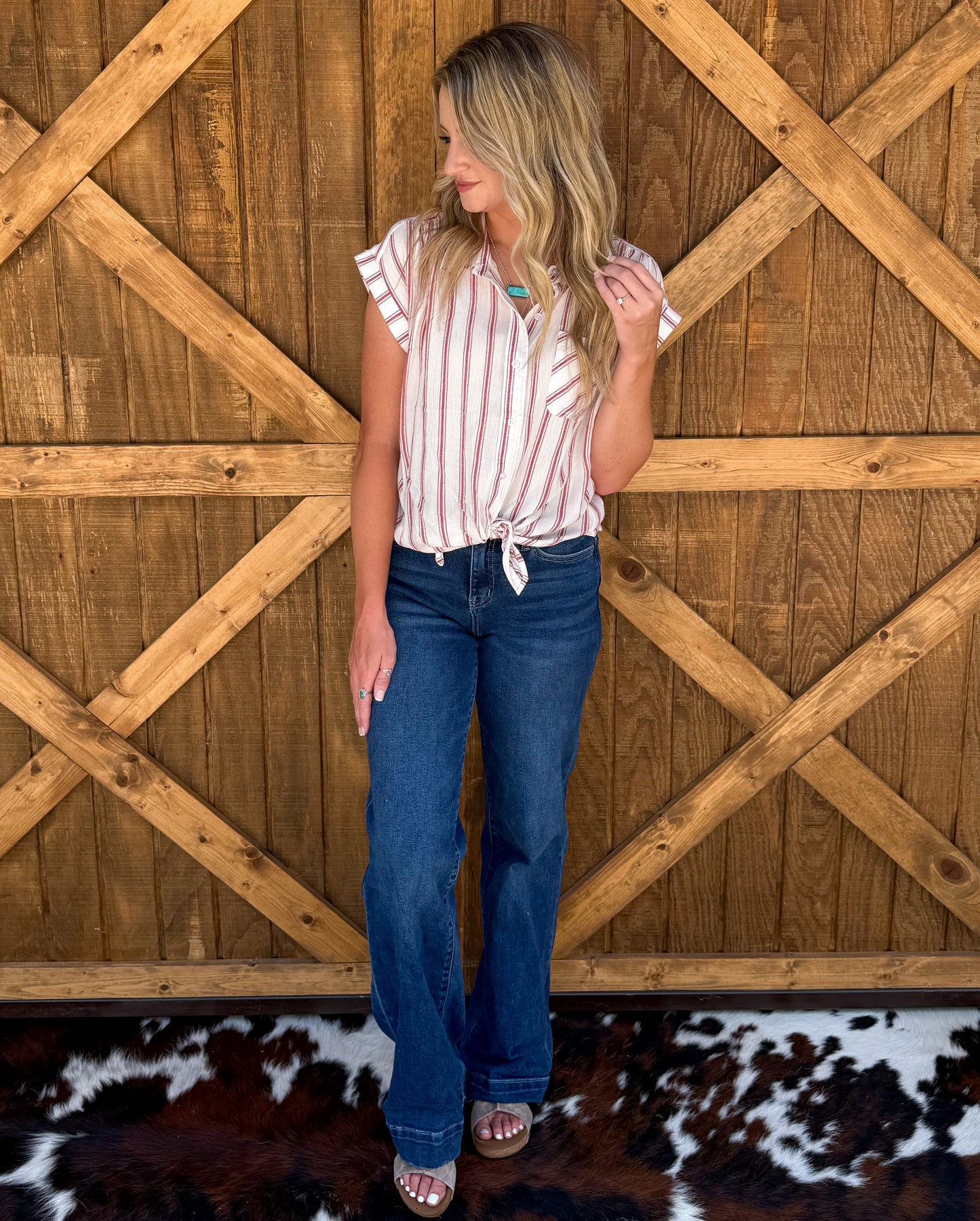 Josie Button-Up Top
