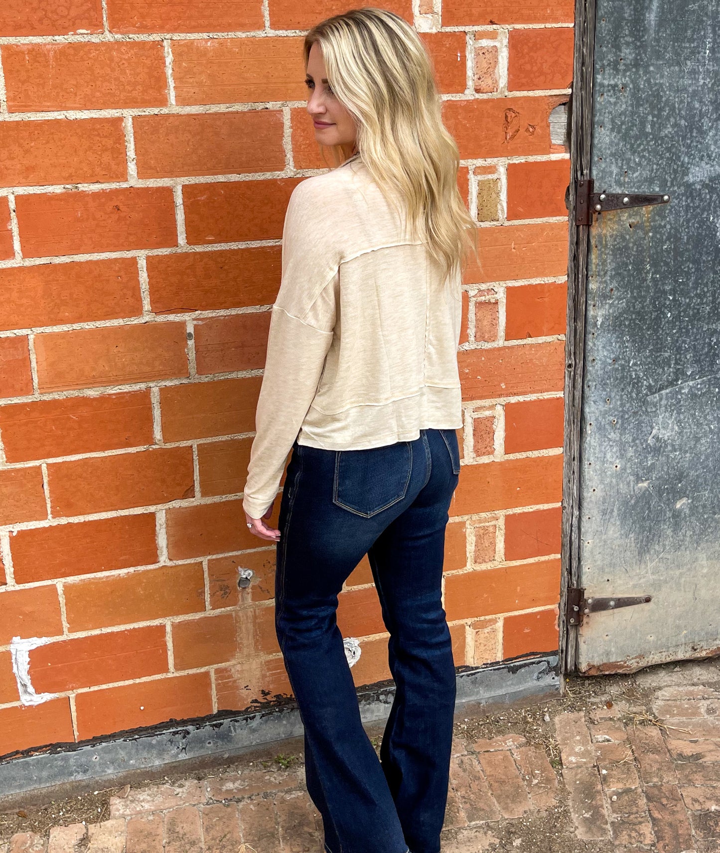 The Maisy Top *Oatmeal