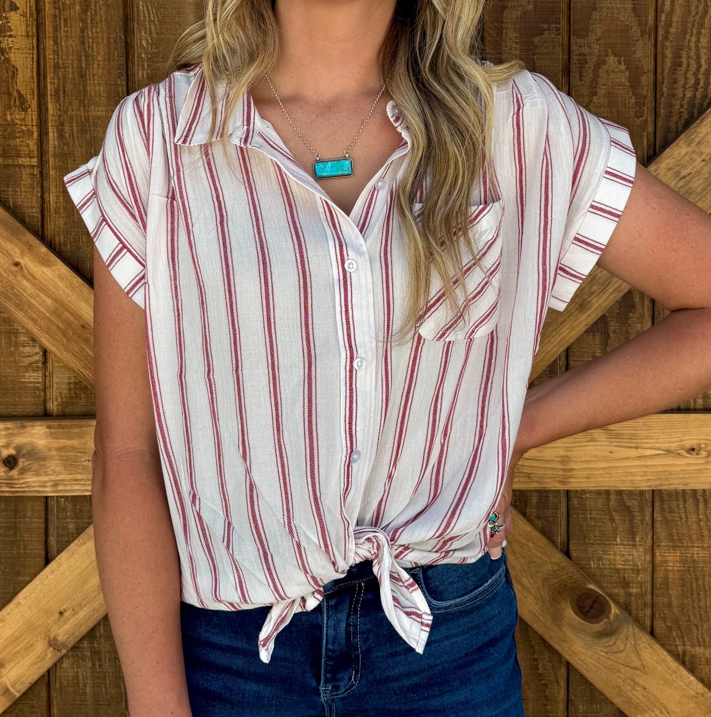 Josie Button-Up Top