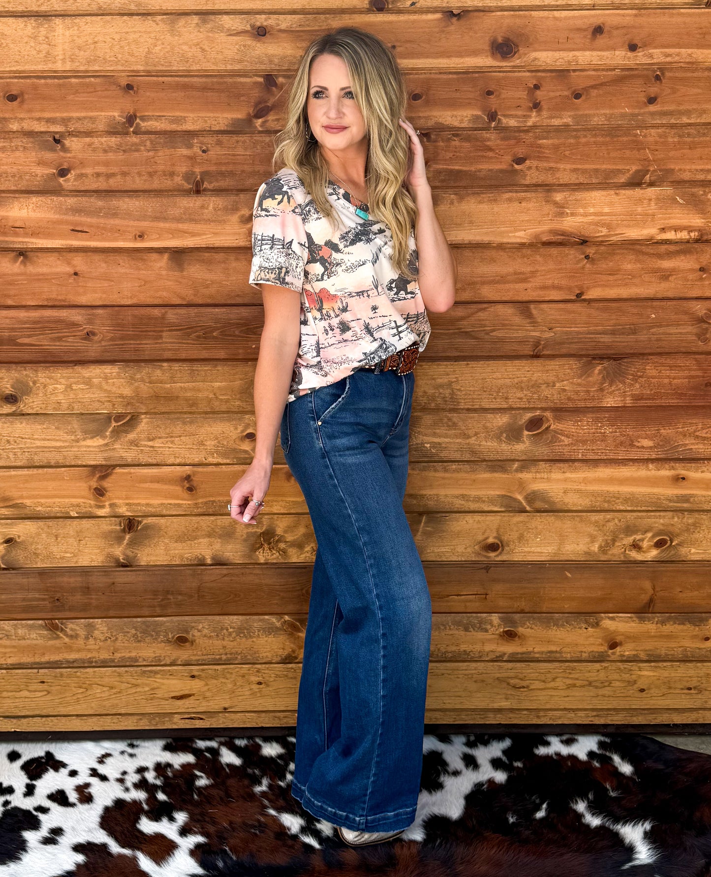 Ranch Sunset Top