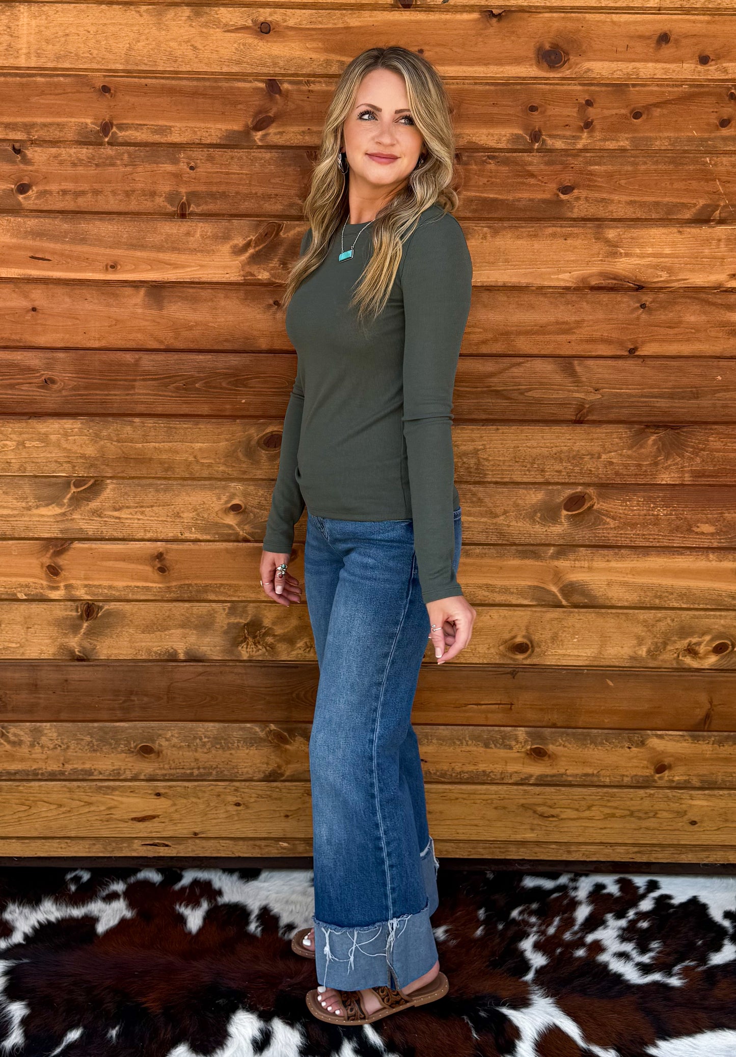 Fall Basic Top *Green