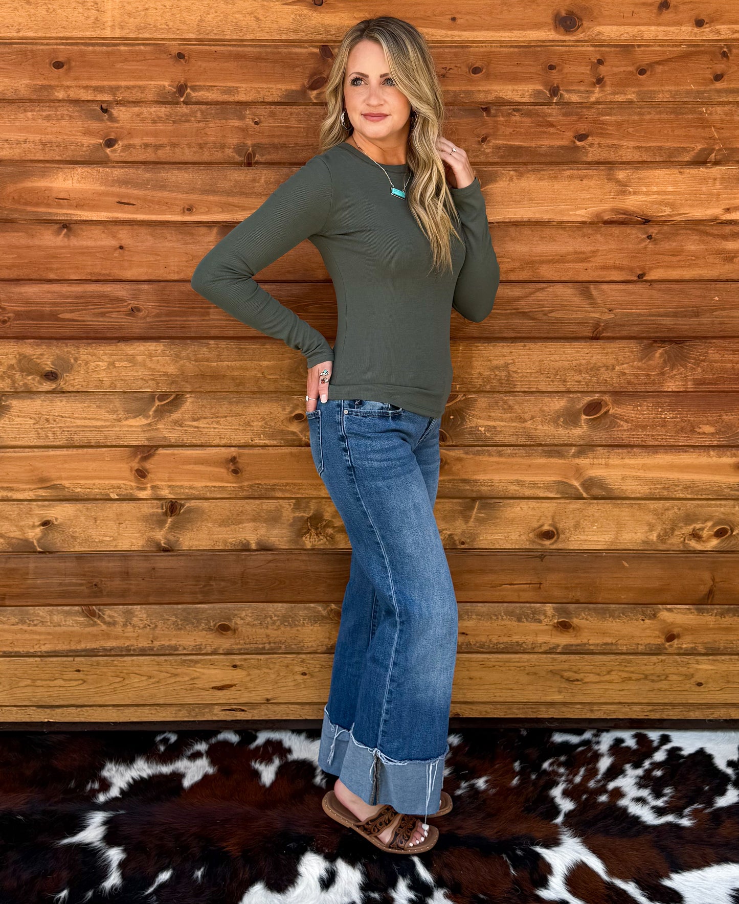 Fall Basic Top *Green
