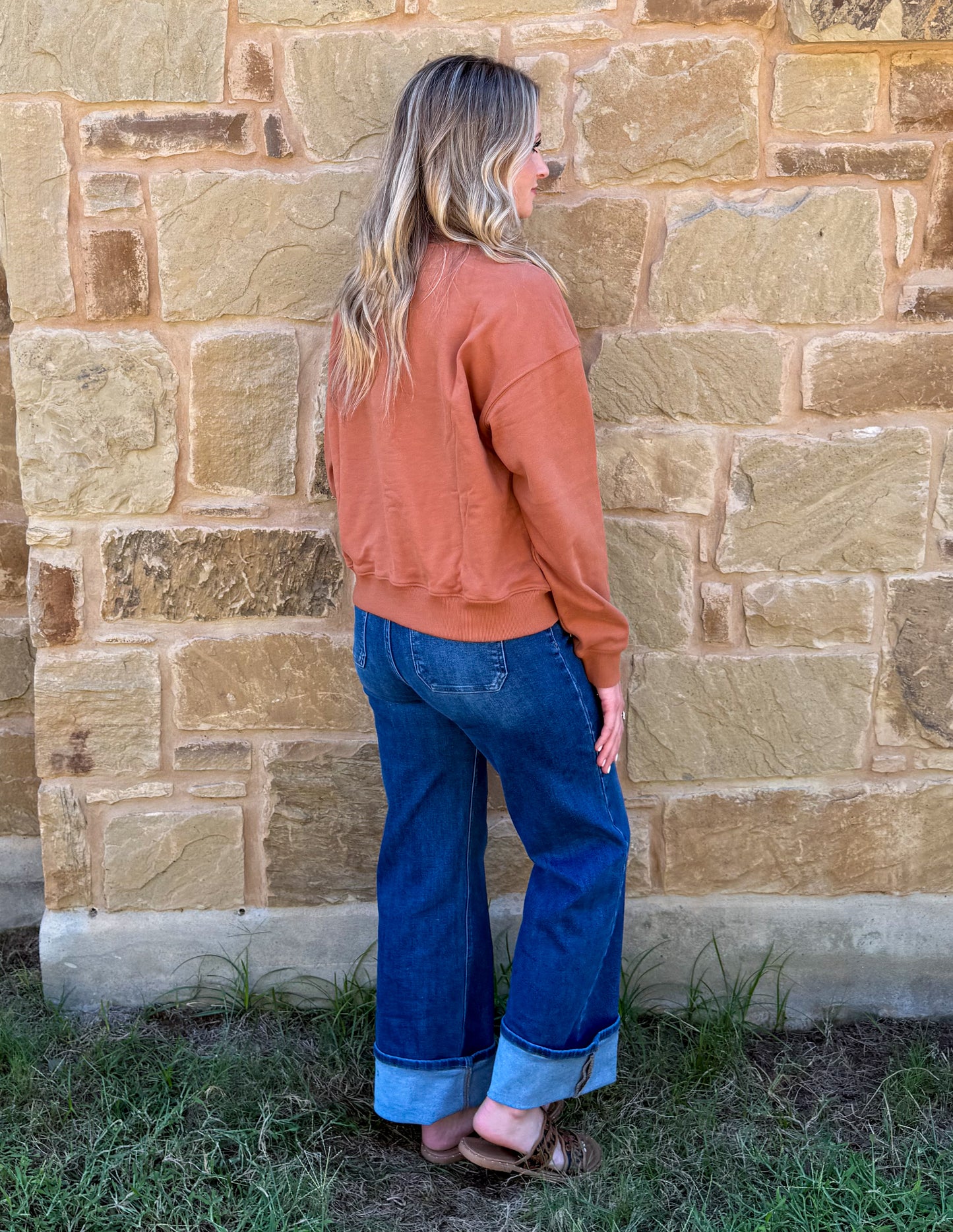 Howdy Embroidered Sweatshirt