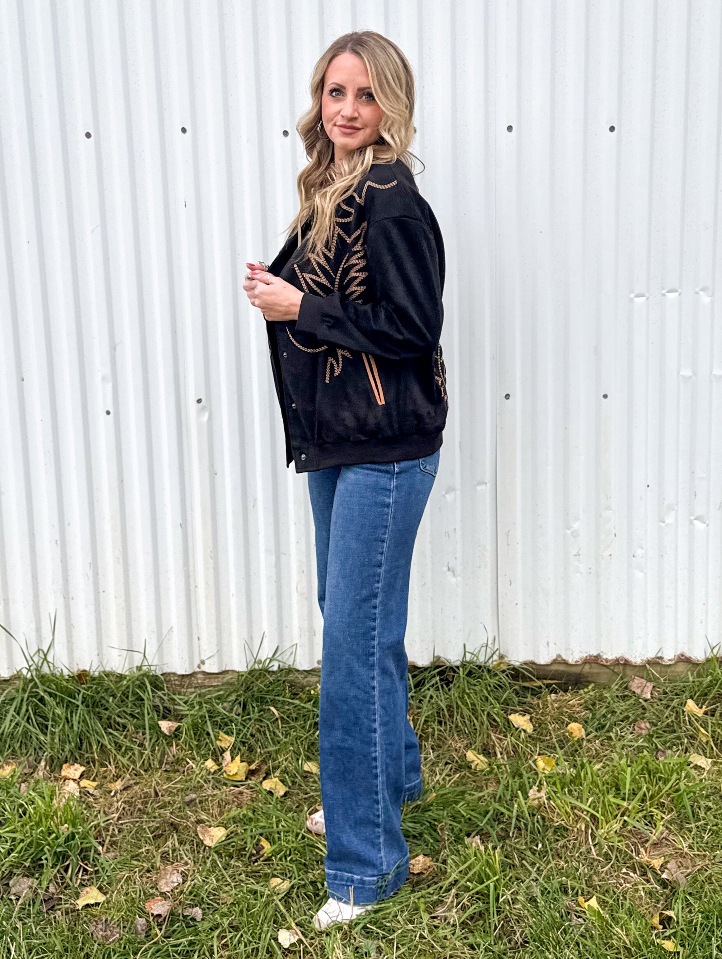 Boot Stitch Bomber Jacket