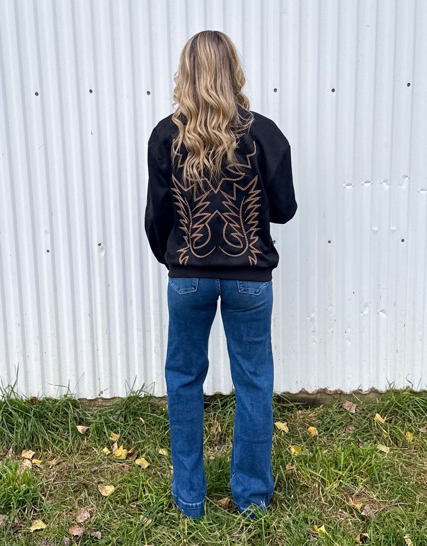 Boot Stitch Bomber Jacket