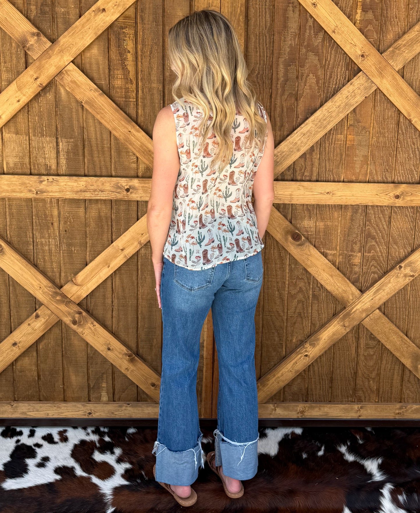 Desert Floral Blouse