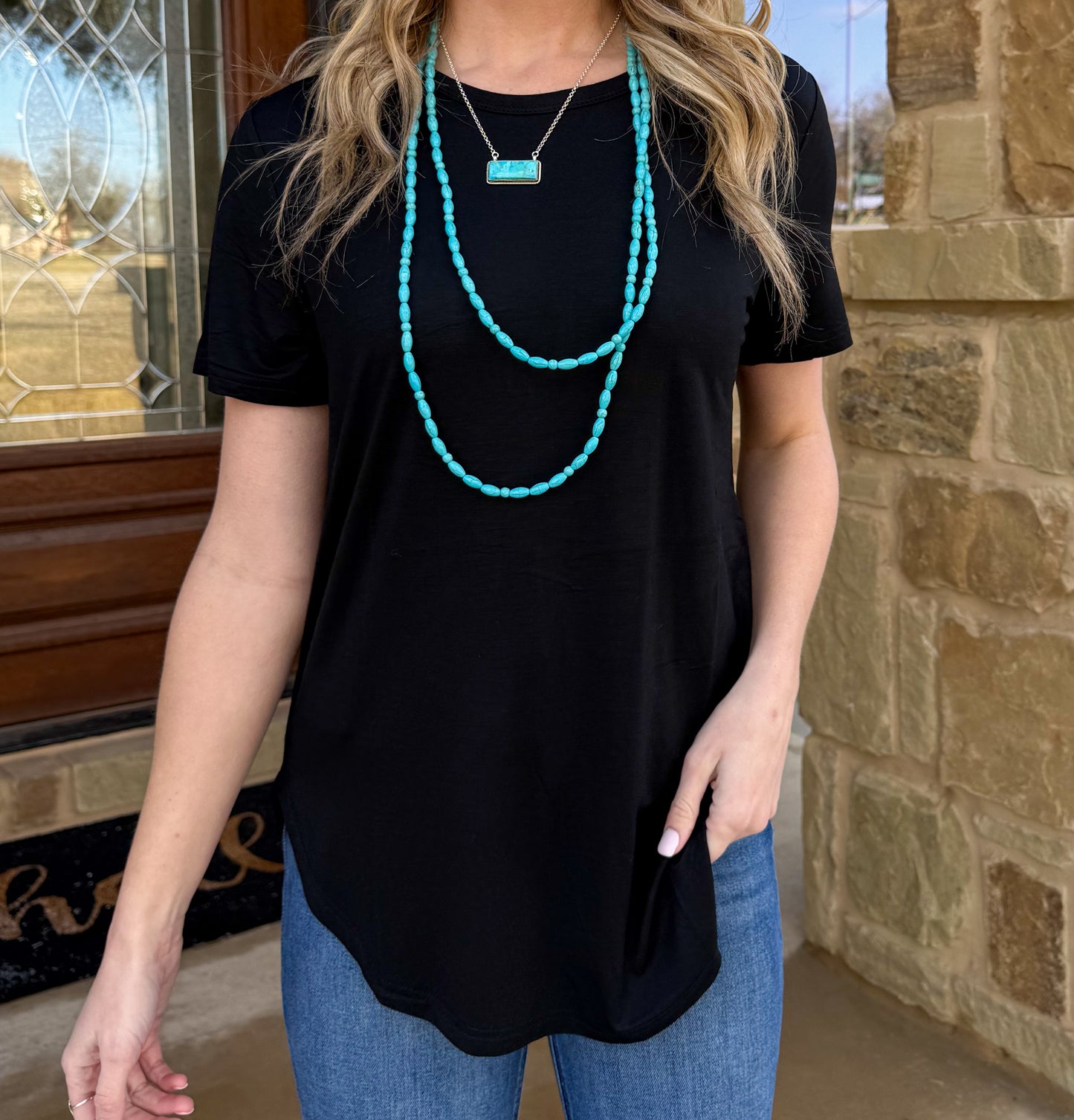 Pecos Plains Top *Midnight