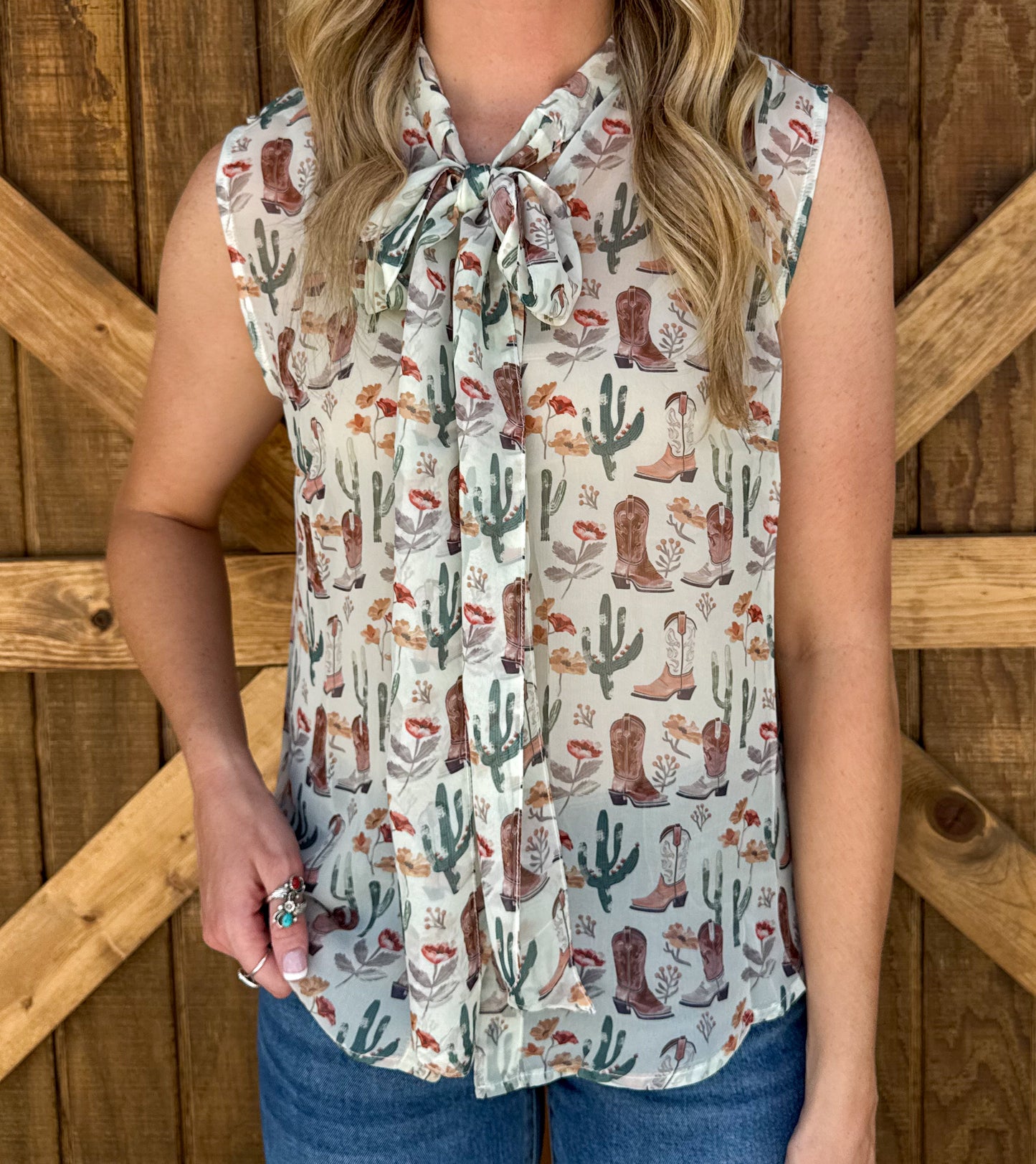 Desert Floral Blouse