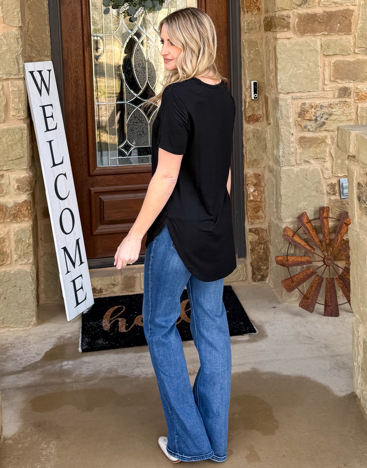 Pecos Plains Top *Midnight