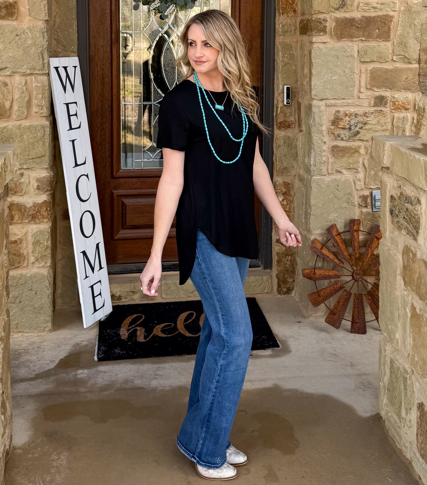 Pecos Plains Top *Midnight