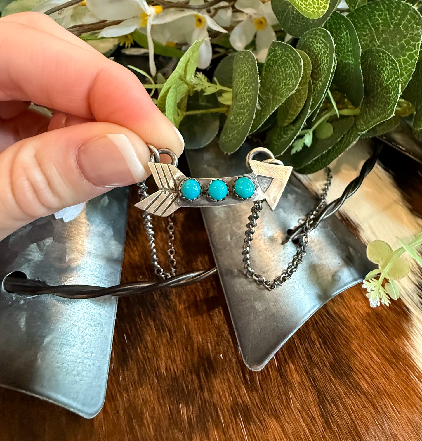 Arrow Turquoise Necklace